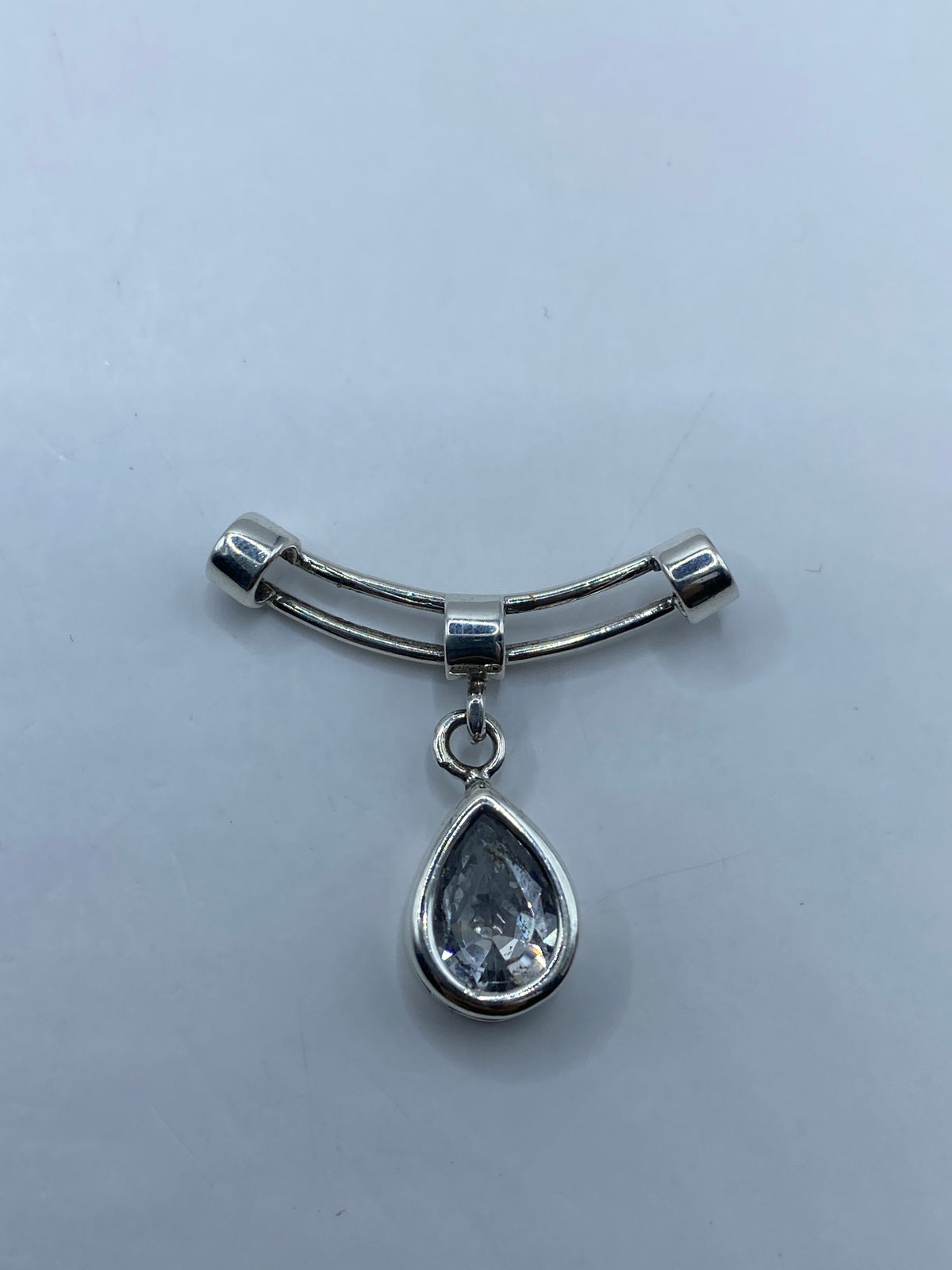 Dije de Plata con Circonia Blanca — Elegancia Pura — foto 5