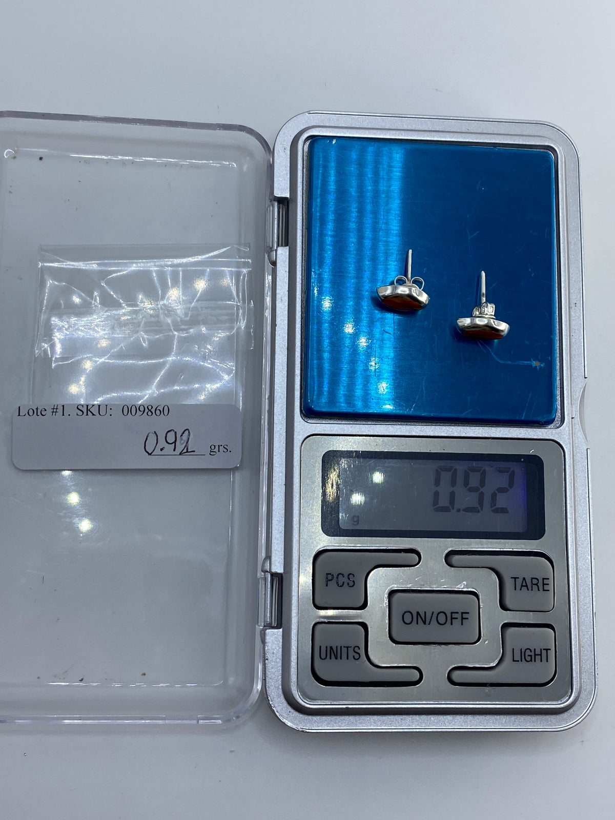 Aretes de Plata con Ópalo de Fuego Amarillo — Taxco 925 — foto 5