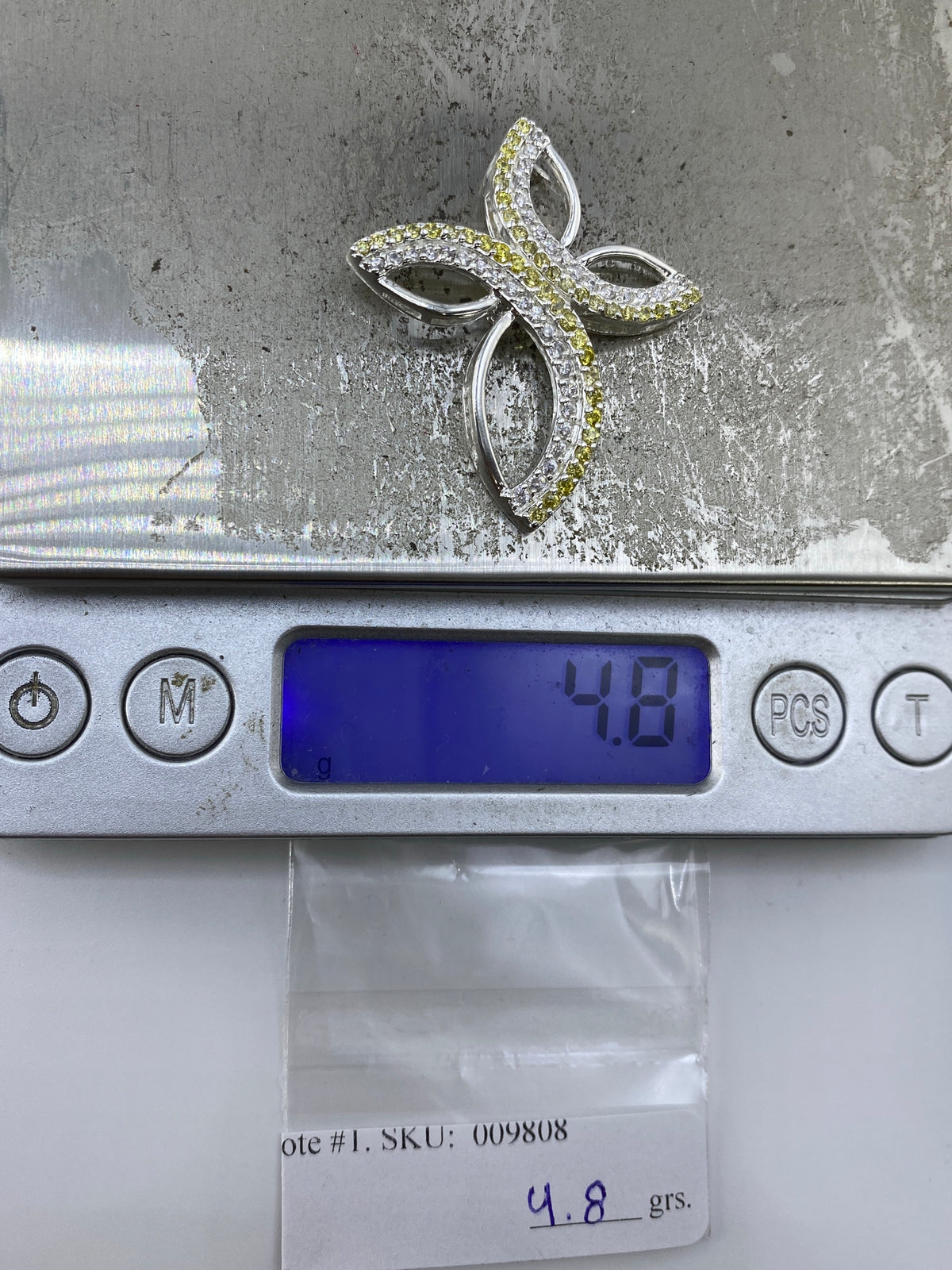 Cruz de Plata Micro-Circonia — Dije Taxco 925 — foto 6