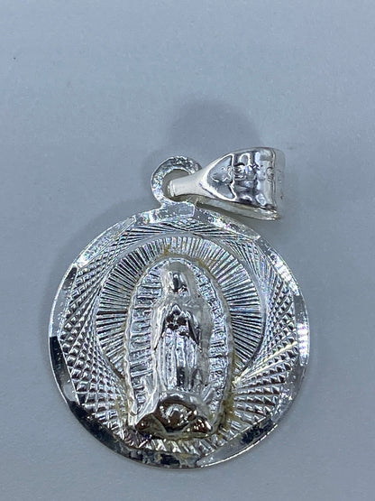 Dije Virgen de Guadalupe Plata Repujada 925 — Taxco — foto 5