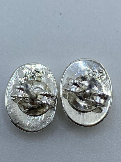 Aretes de Plata con Ópalo de Fuego — Taxco 925 — foto 5