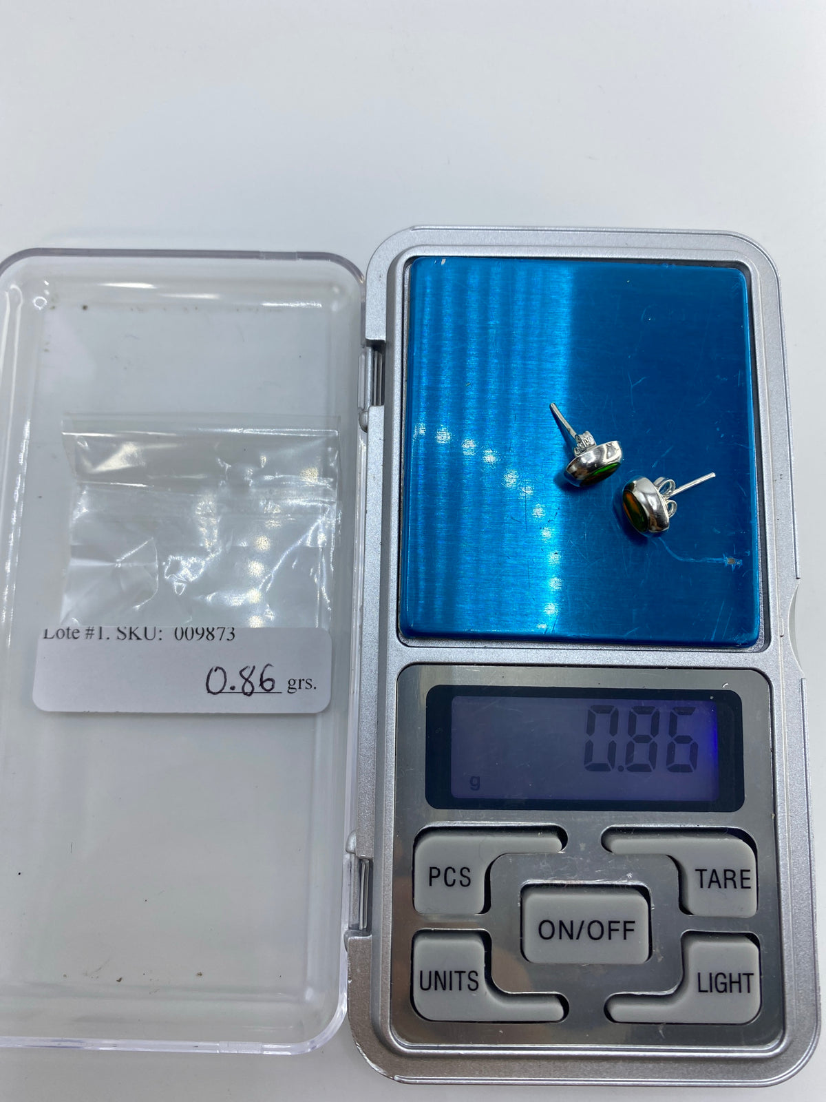 Aretes de Plata con Ópalo de Fuego — Taxco 925 — foto 6