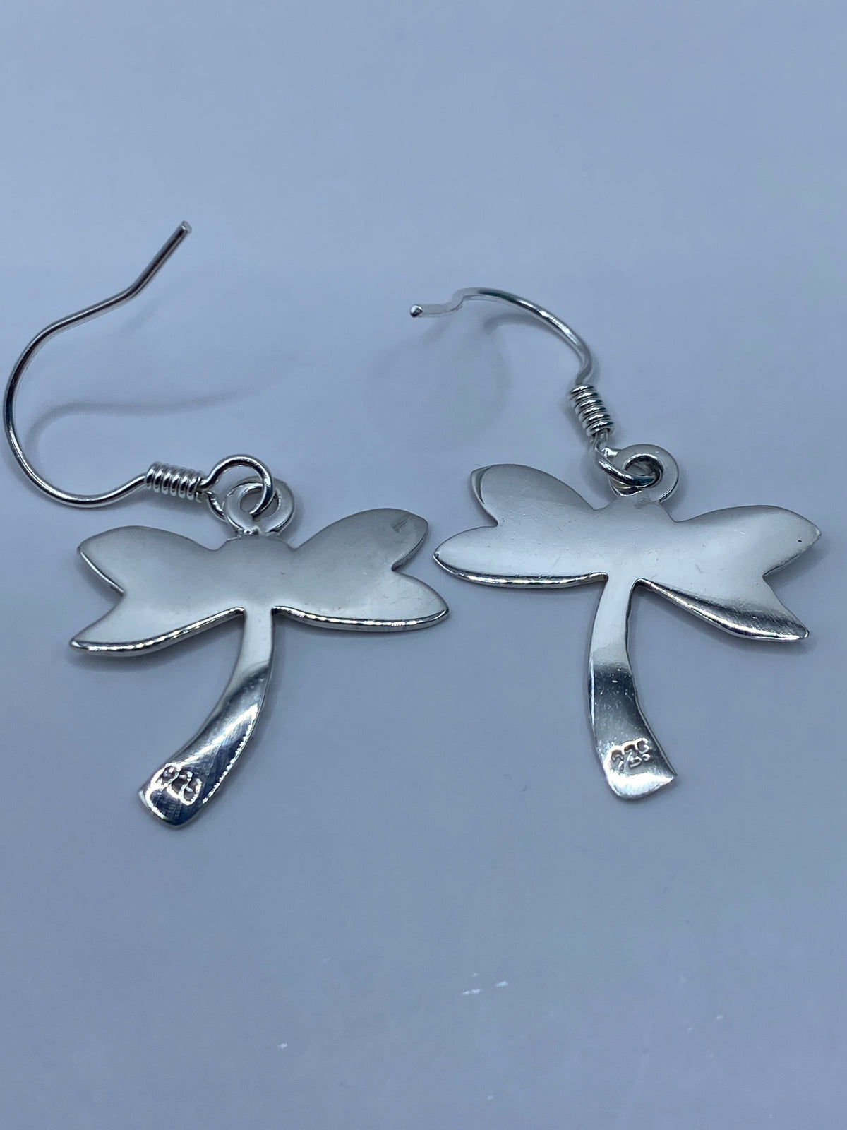 Aretes de Plata Libélula Repujada — Taxco 925 — foto 5