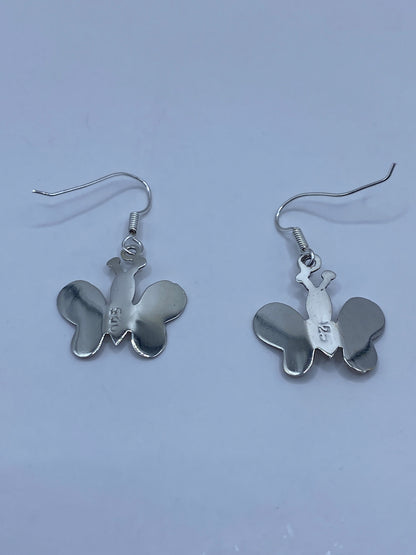 Aretes de Plata Mariposa Repujado — Taxco 925 — foto 5