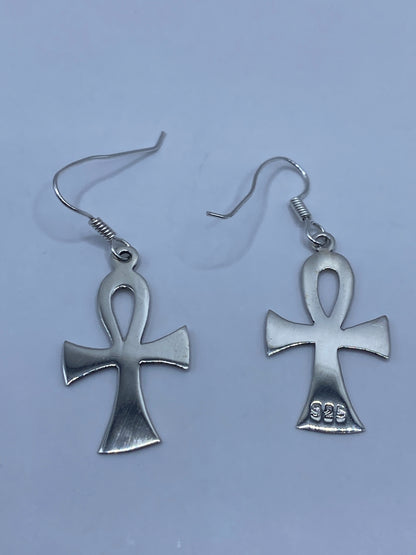 Aretes Ankh Plata Calado — Taxco 925 — foto 5