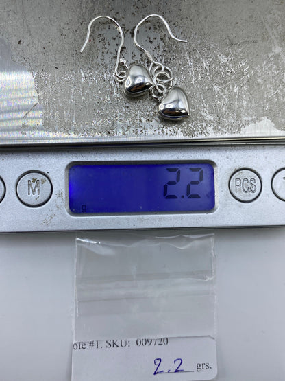 Aretes de Plata Corazón Pulido — Taxco 925 — foto 6