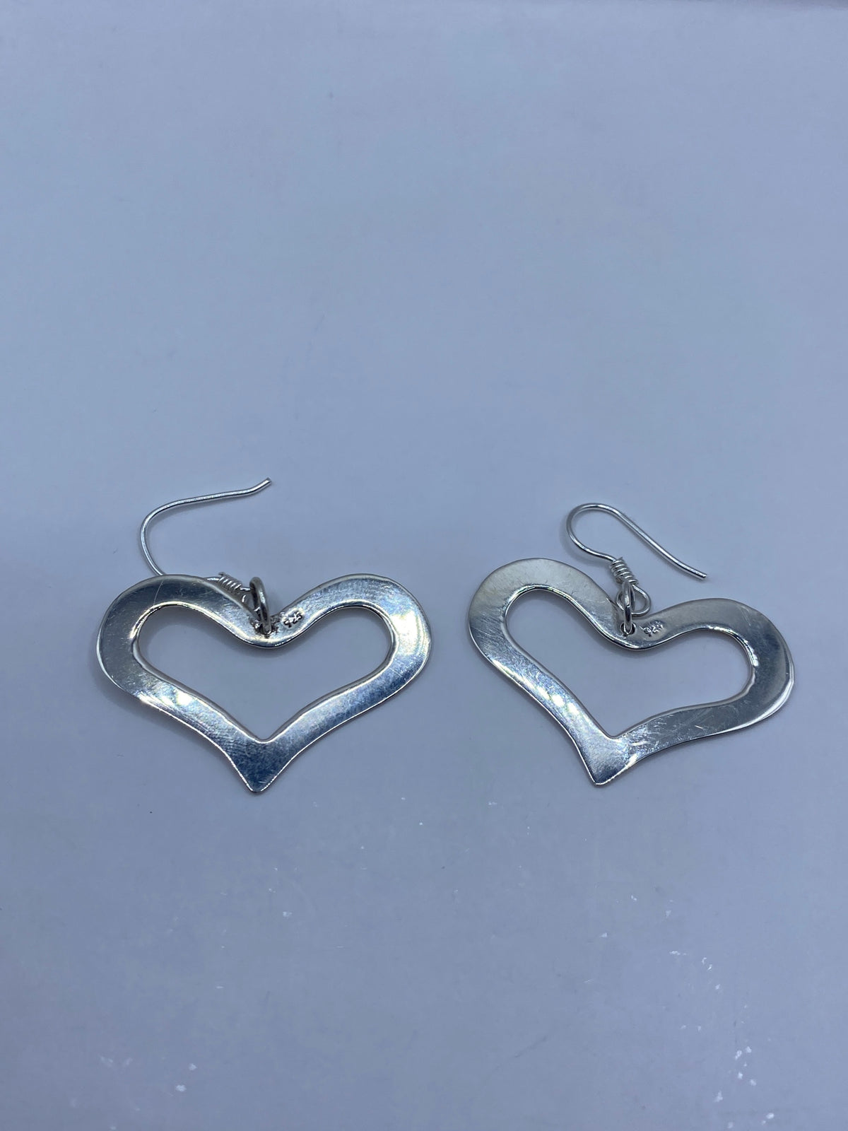 Aretes Corazón de Plata Calada — Taxco 925 — foto 5