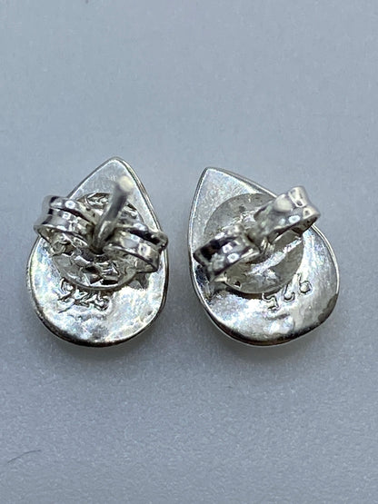 Aretes de Plata con Ópalo de Fuego Multicolor — Taxco 925 — foto 5