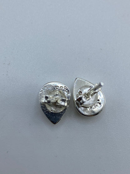 Aretes de Plata con Ópalo de Fuego — Taxco 925 — foto 5