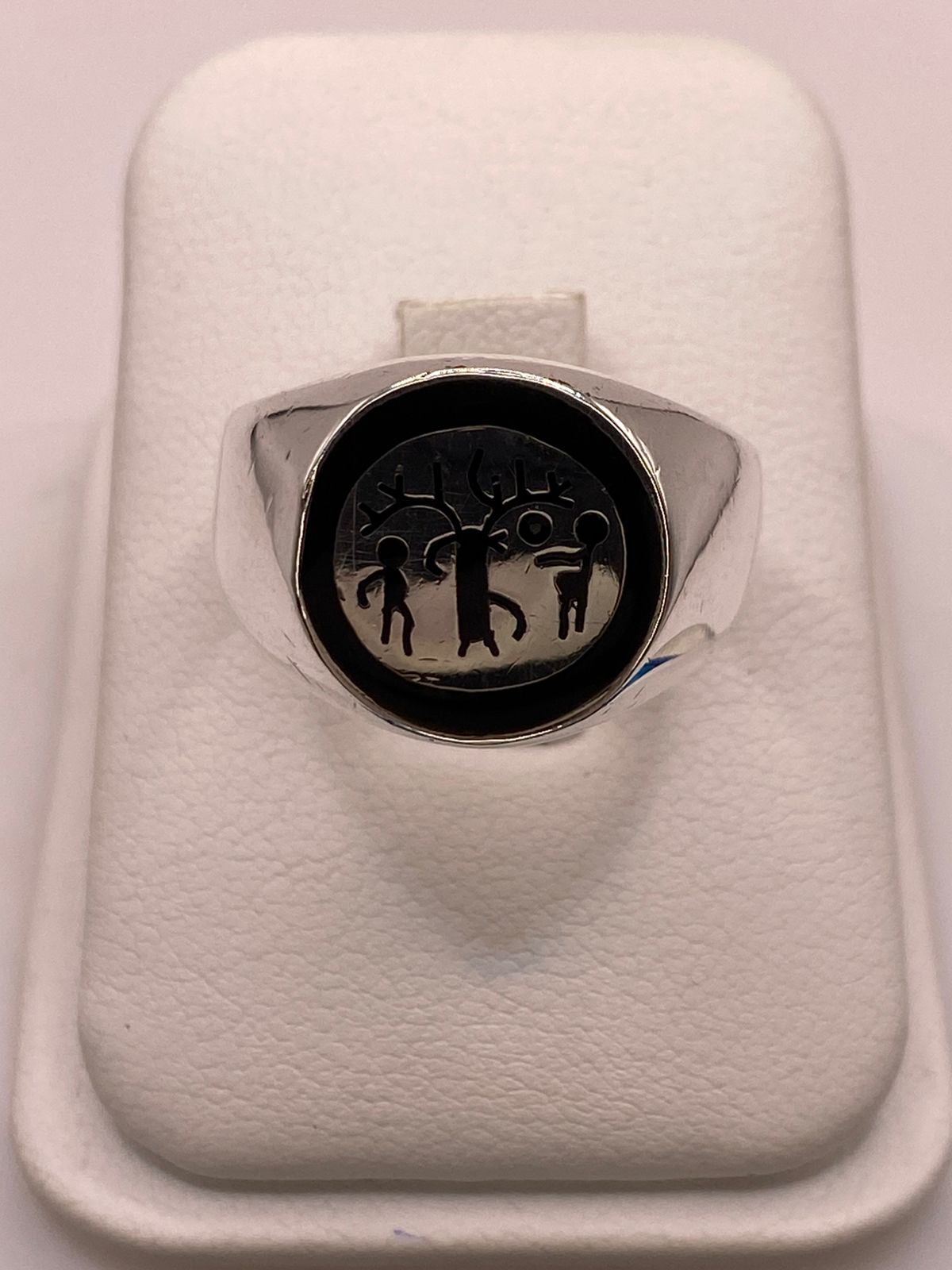 Anillo Árbol de la Vida en Plata .925 con Figuras Humanas