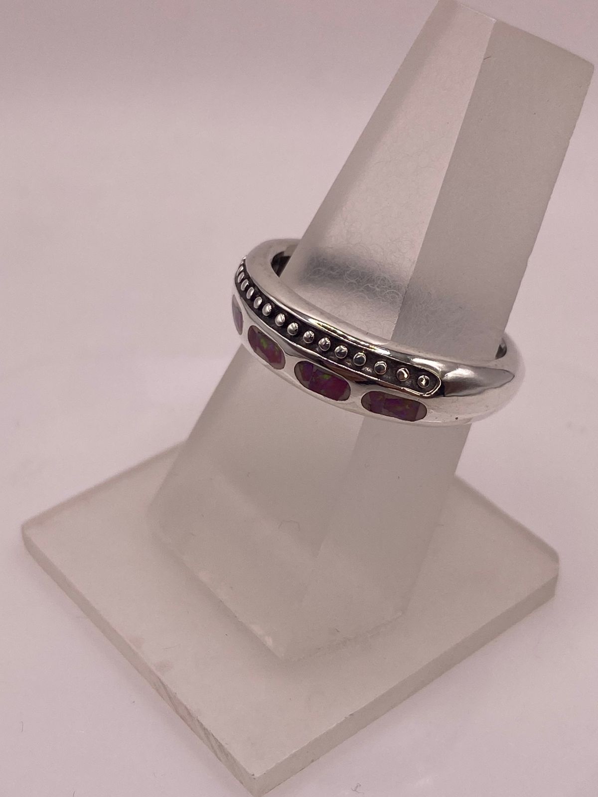 💍🔥 Anillo Artesanal de Plata 950 con Ópalo de Fuego