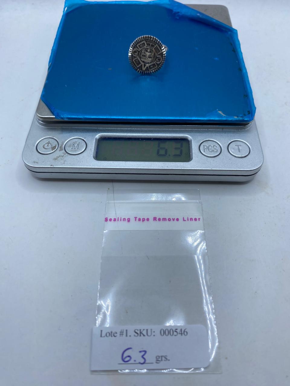 🌞 Anillo Calendario Azteca Ajustable en Plata .925 – Diseño Redondo Prehispánico