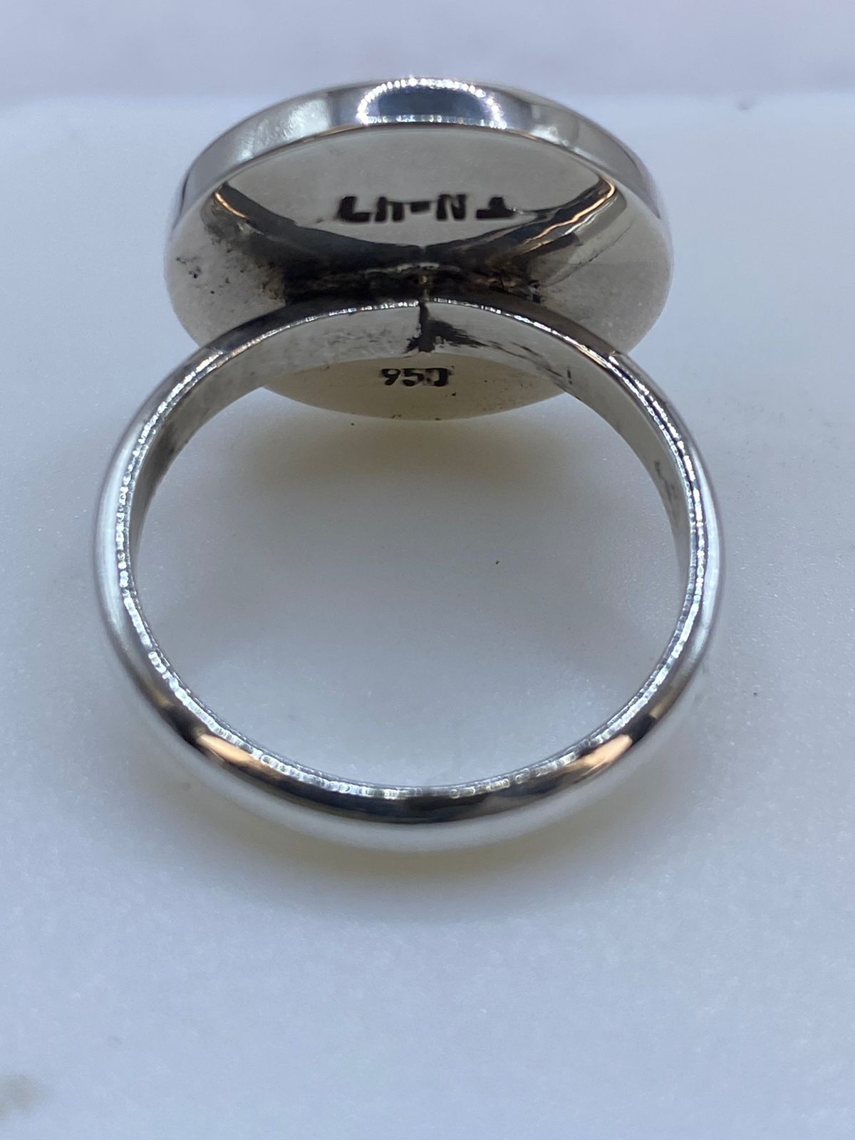 Anillo Calendario Azteca en Plata .950