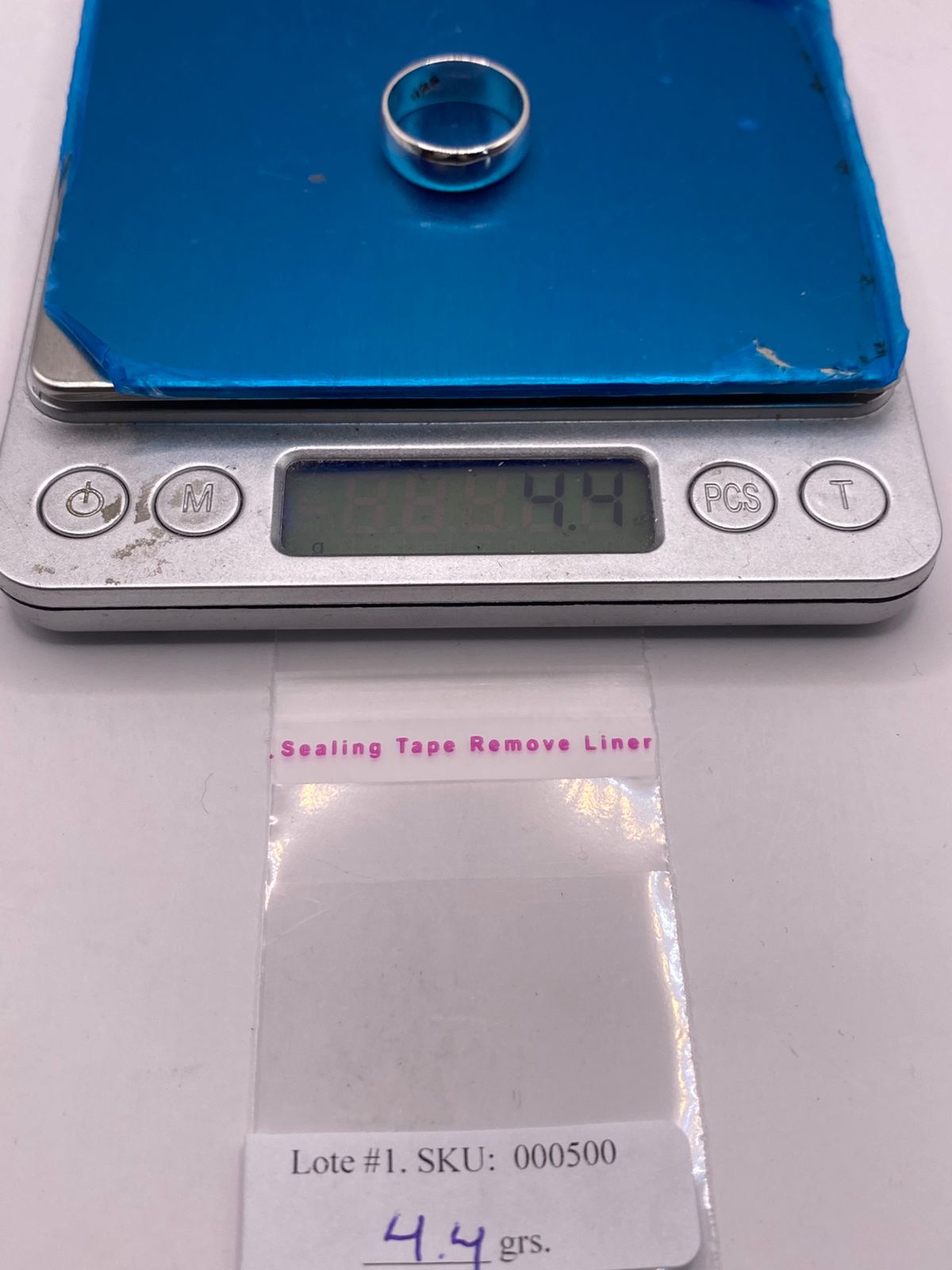 Anillo Clásico Liso en Plata .925