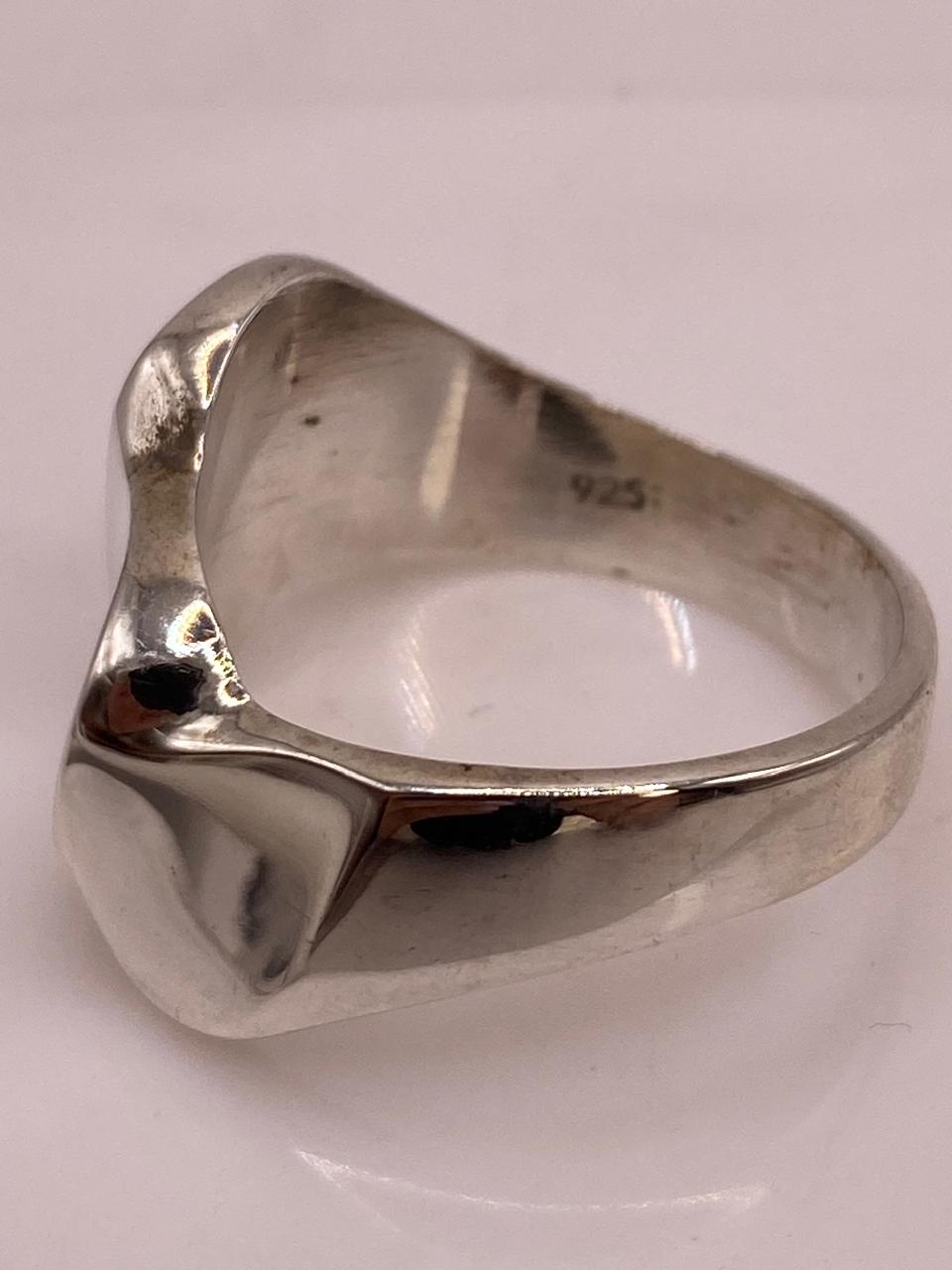 Anillo Escultural Orgánico en Plata .925