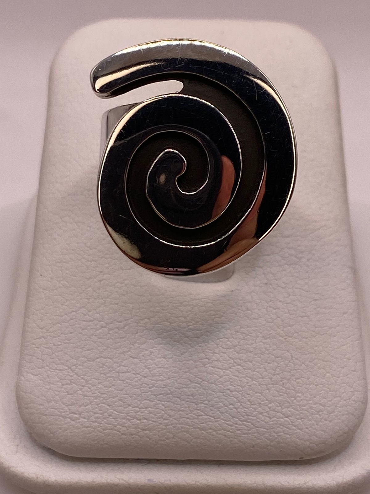 Anillo Espiral Ajustable de Plata Ley .925