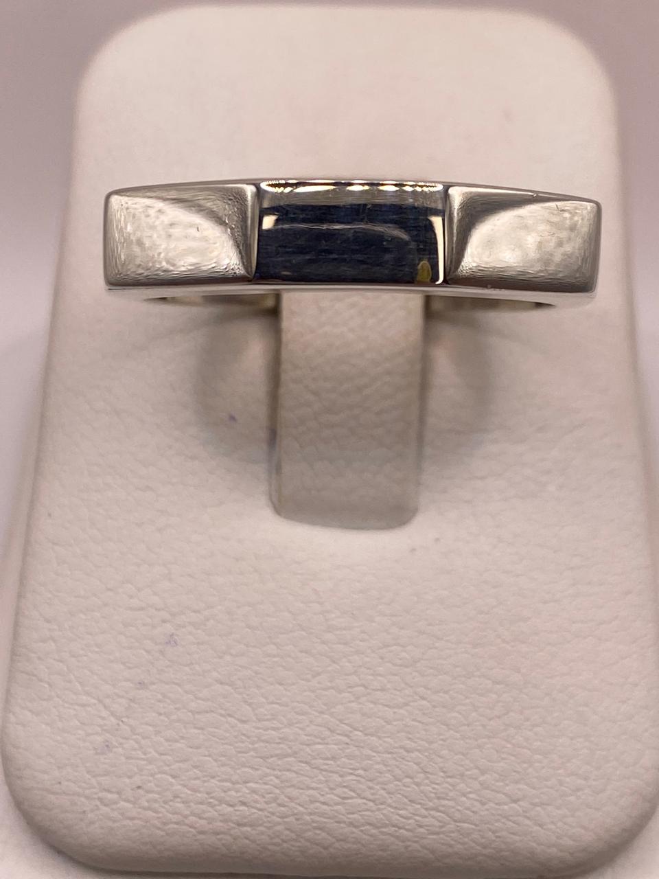 Anillo Geométrico Minimalista en Plata .925