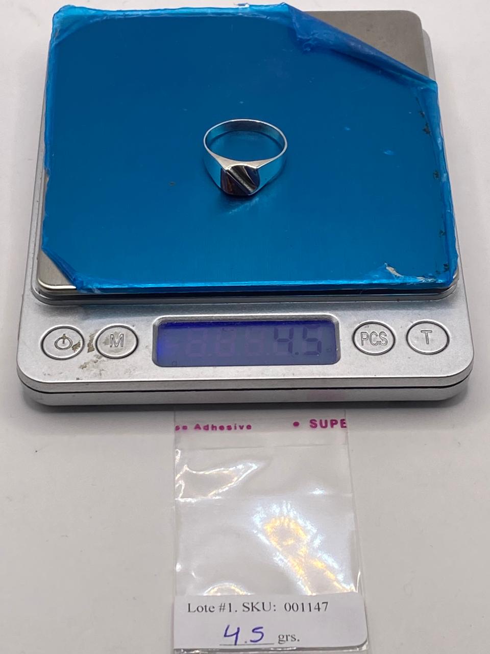 Anillo Geométrico con Ópalo de Fuego en Plata .925