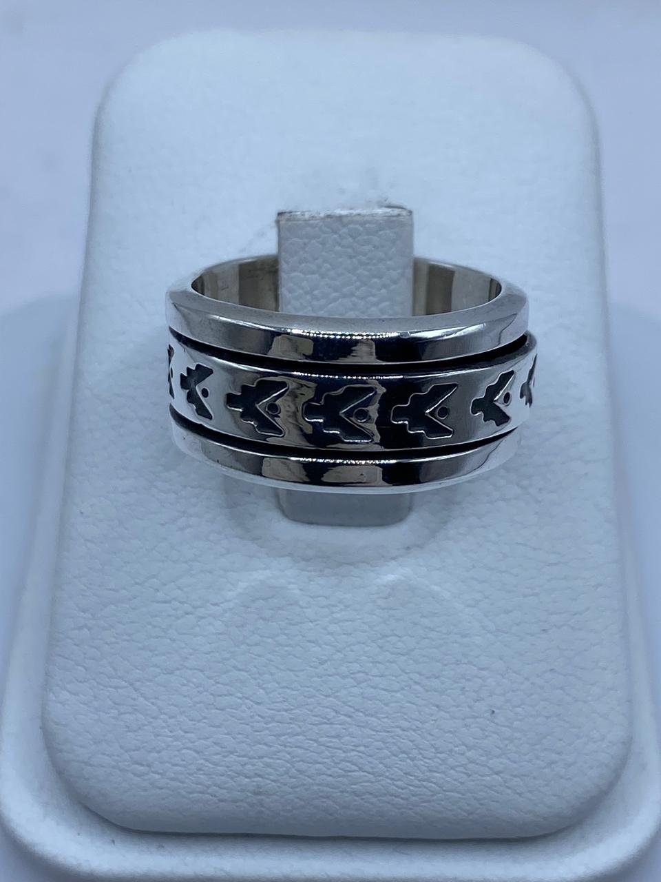 💍 Anillo Giratorio de Plata 925 con Diseño de Flechas