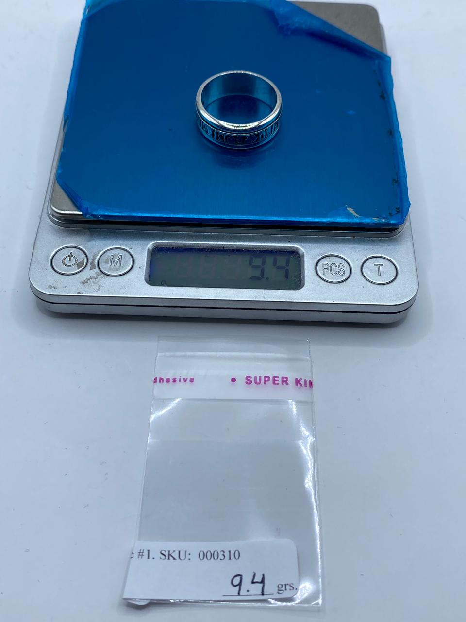 Anillo Giratorio de Plata .925 con Símbolos de la Suerte