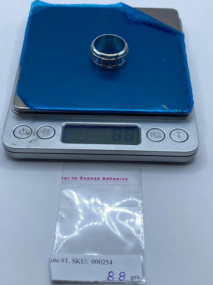 Anillo Giratorio de Plata 925 con Soles Grabados