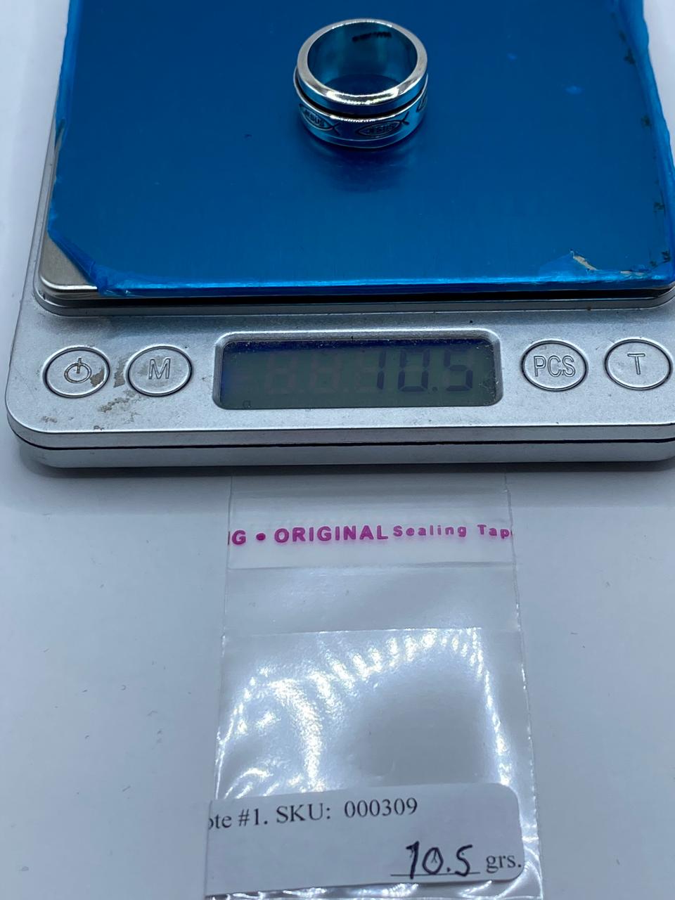 ✝️ Anillo Giratorio de Plata .925 “Jesús” con Símbolo Ichthys