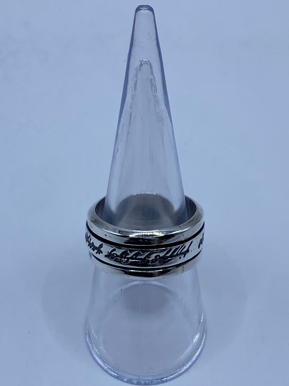 💍 Anillo Giratorio de Plata 925 – Inspirado en El Señor de los Anillos