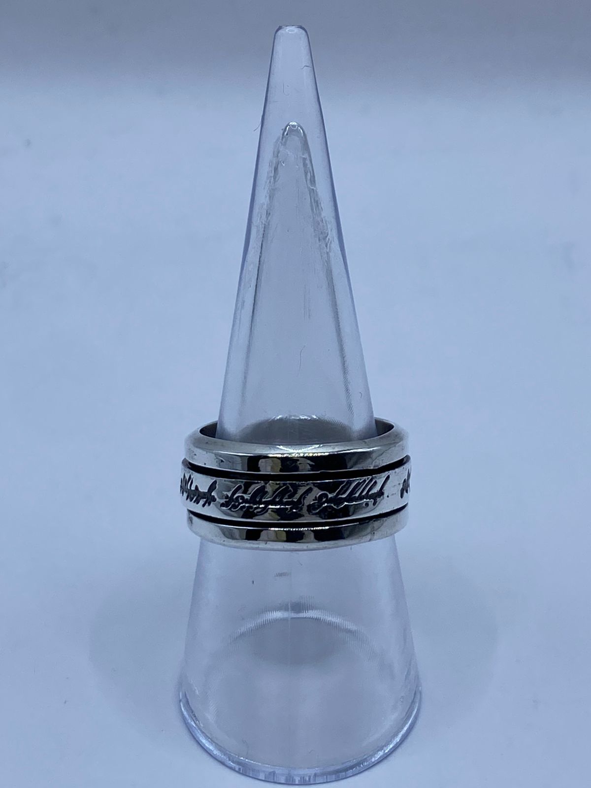 💍 Anillo Giratorio de Plata 925 – Inspirado en el Señor de los Anillos