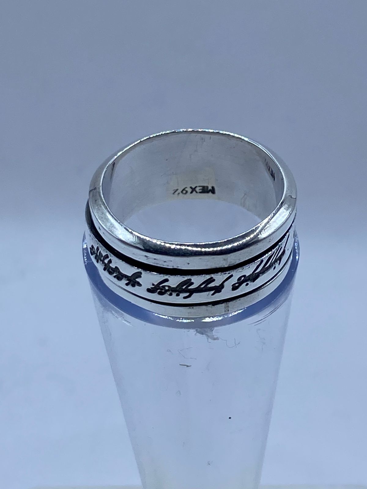 💍 Anillo Giratorio de Plata 925 – Inspirado en el Señor de los Anillos