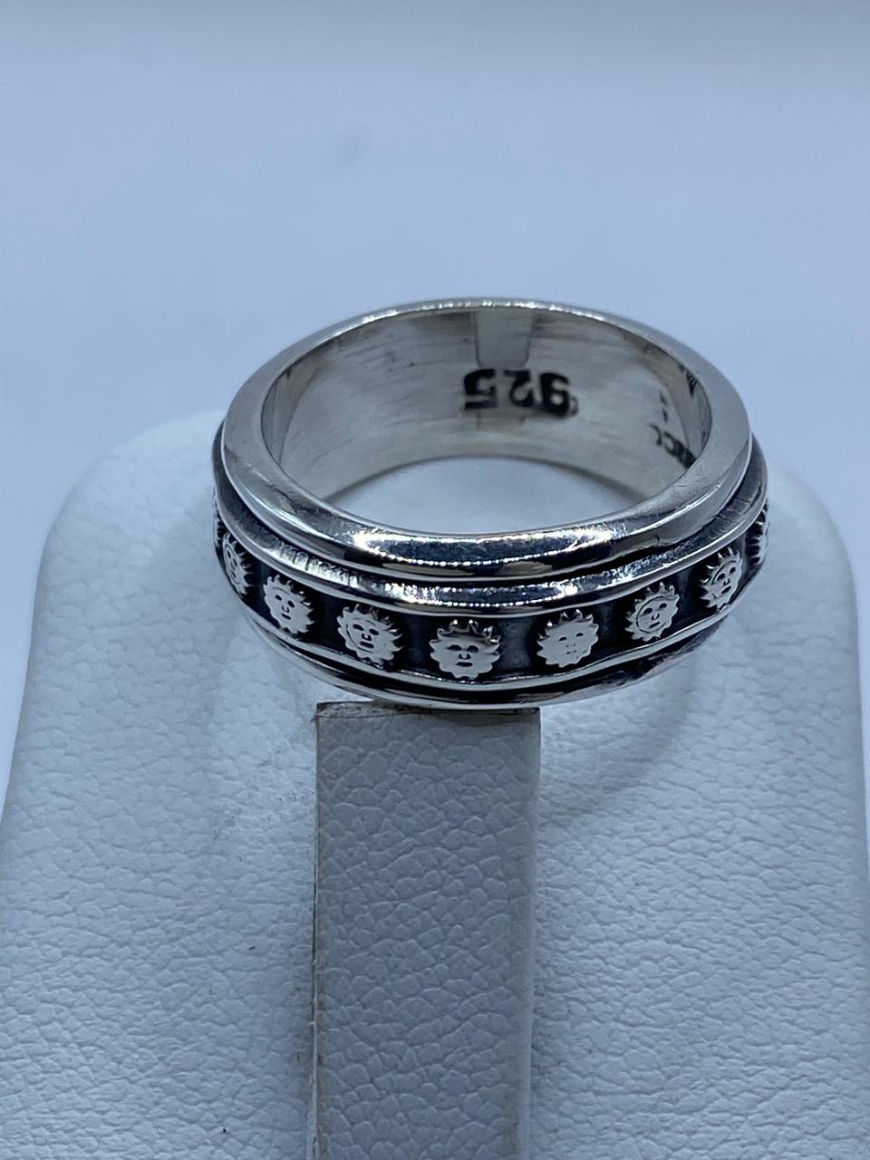 💍 Anillo Giratorio de Soles en Plata 925