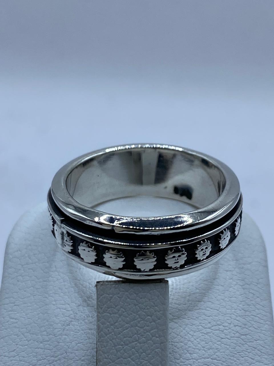 ☀️💍 Anillo Giratorio Soles Prehispánicos en Plata .925