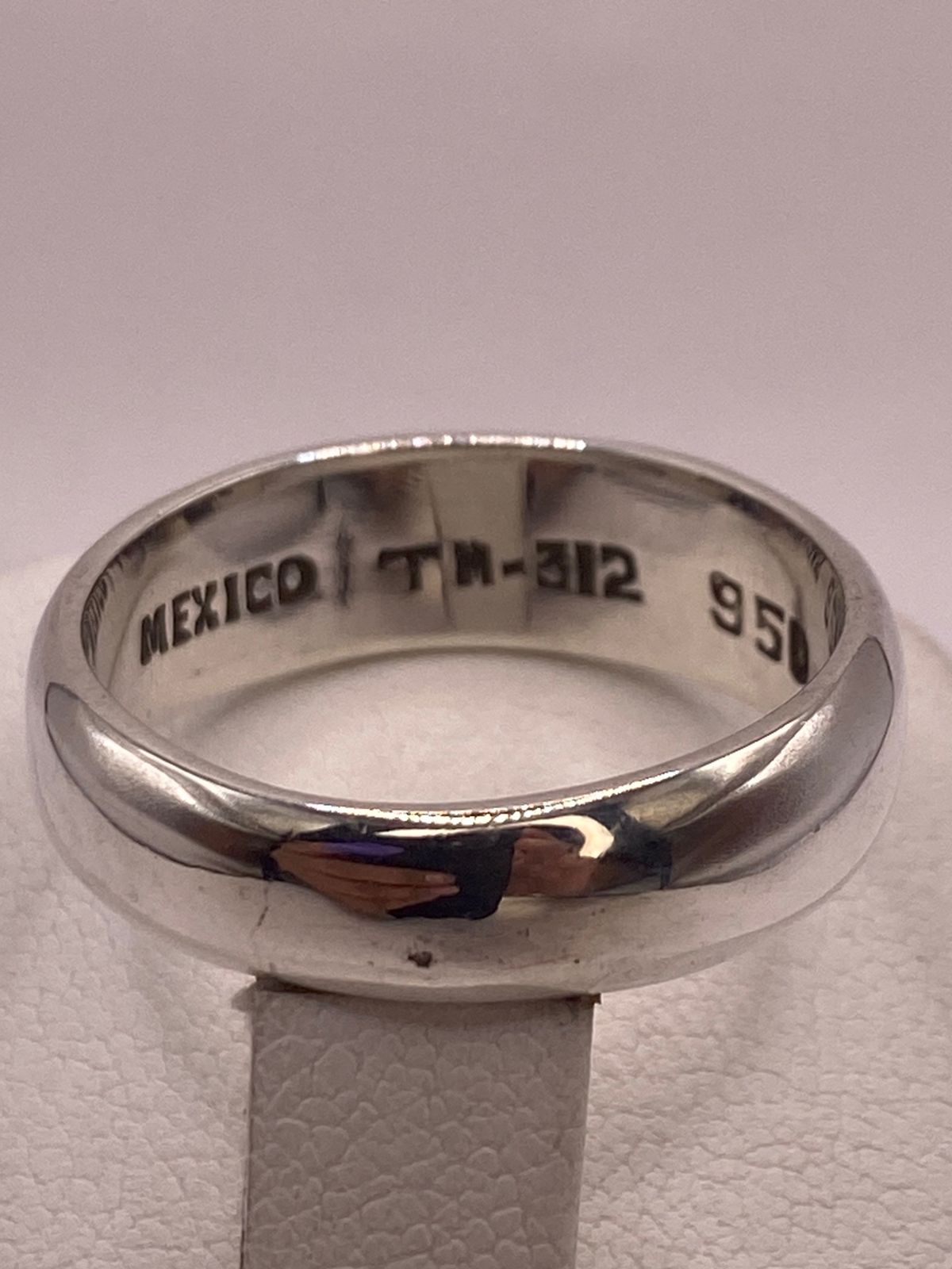 💍✨ Anillo Greca de Plata 950 con Ópalo de Fuego