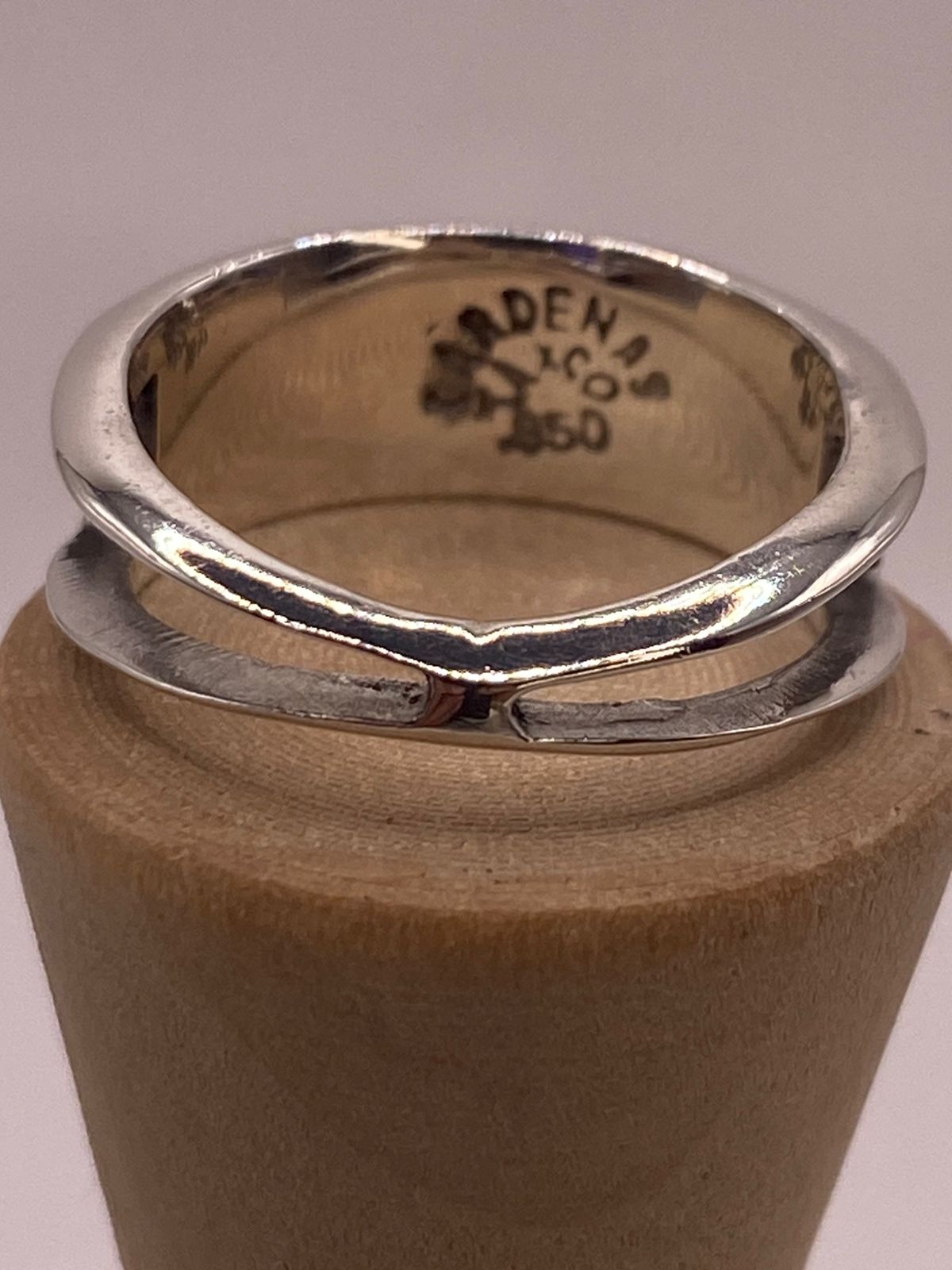 ✨ Anillo Greca de Plata 950 con Ópalo de Fuego