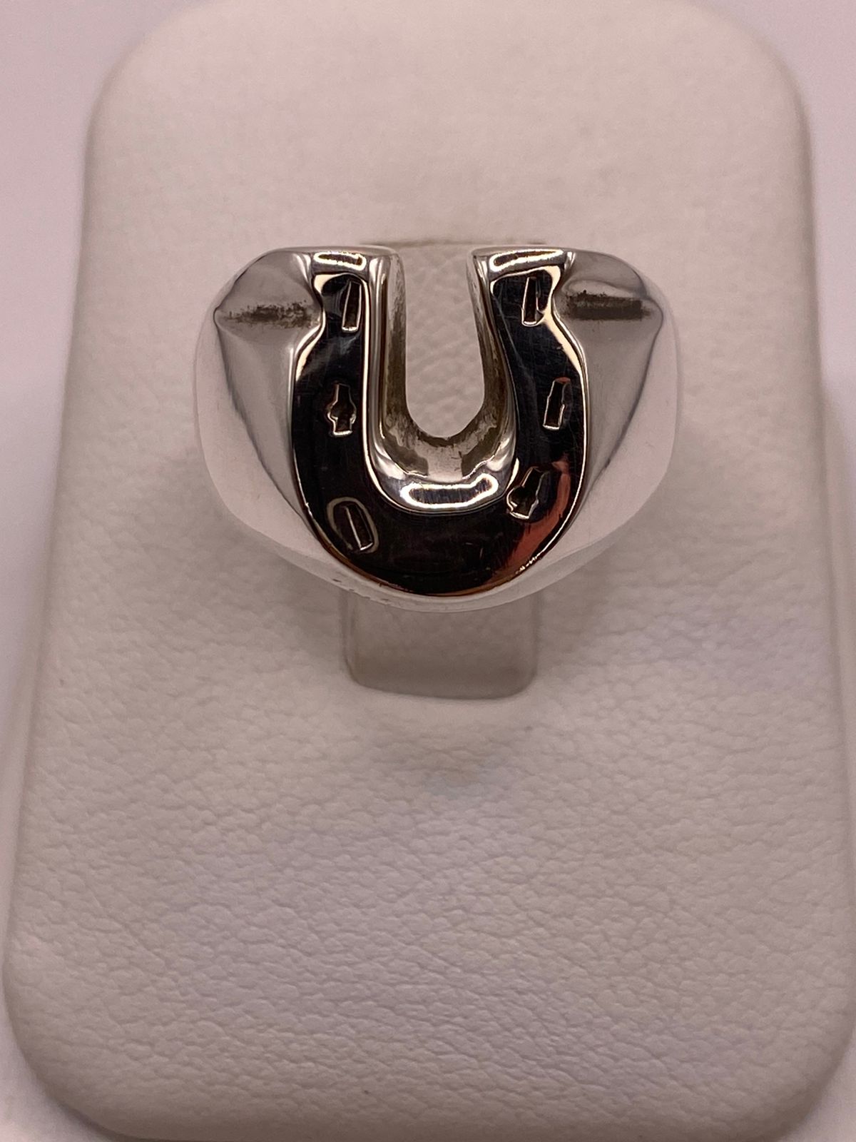 Anillo Herradura de Plata Ley .925