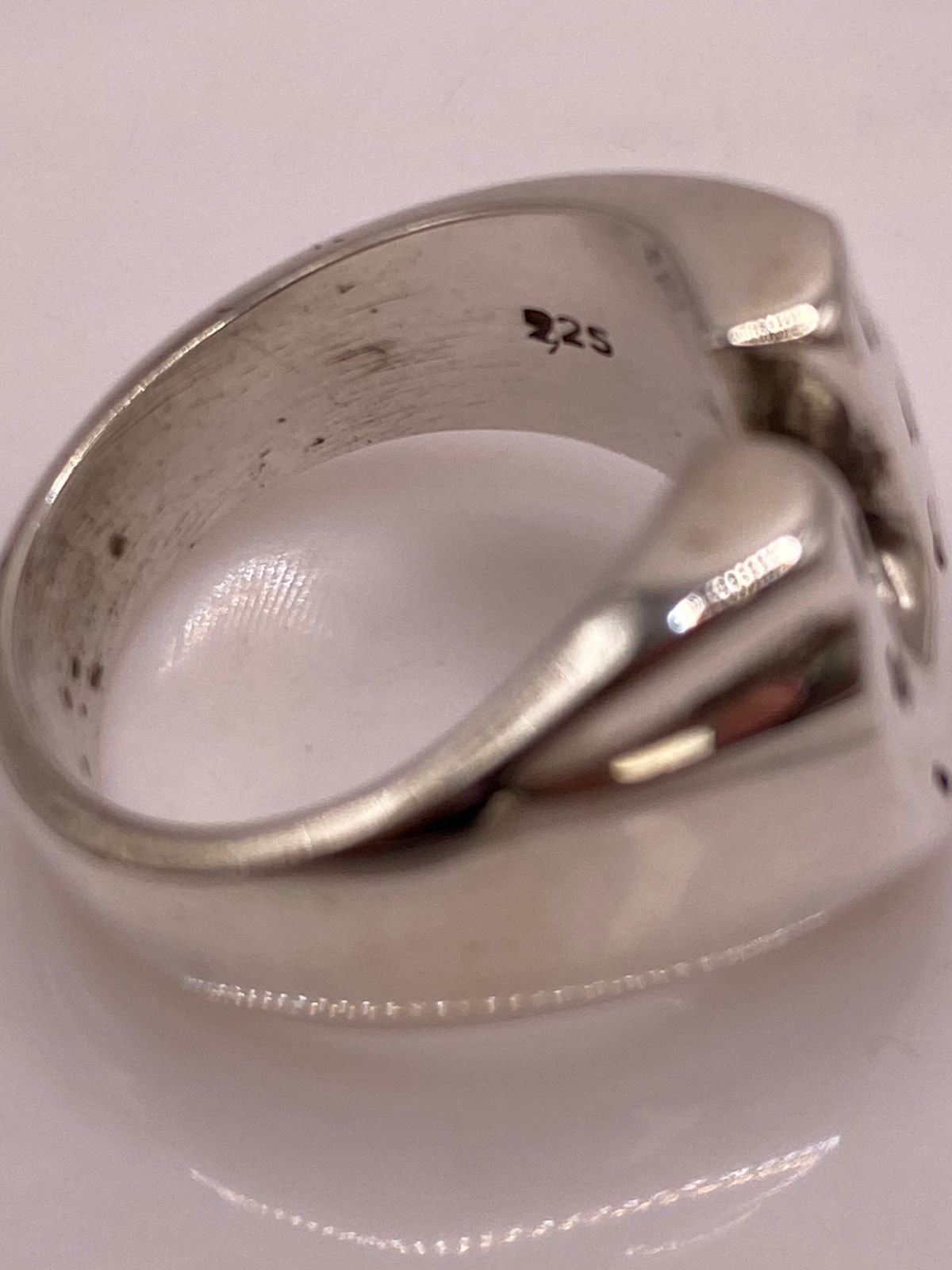 Anillo Herradura de Plata Ley .925