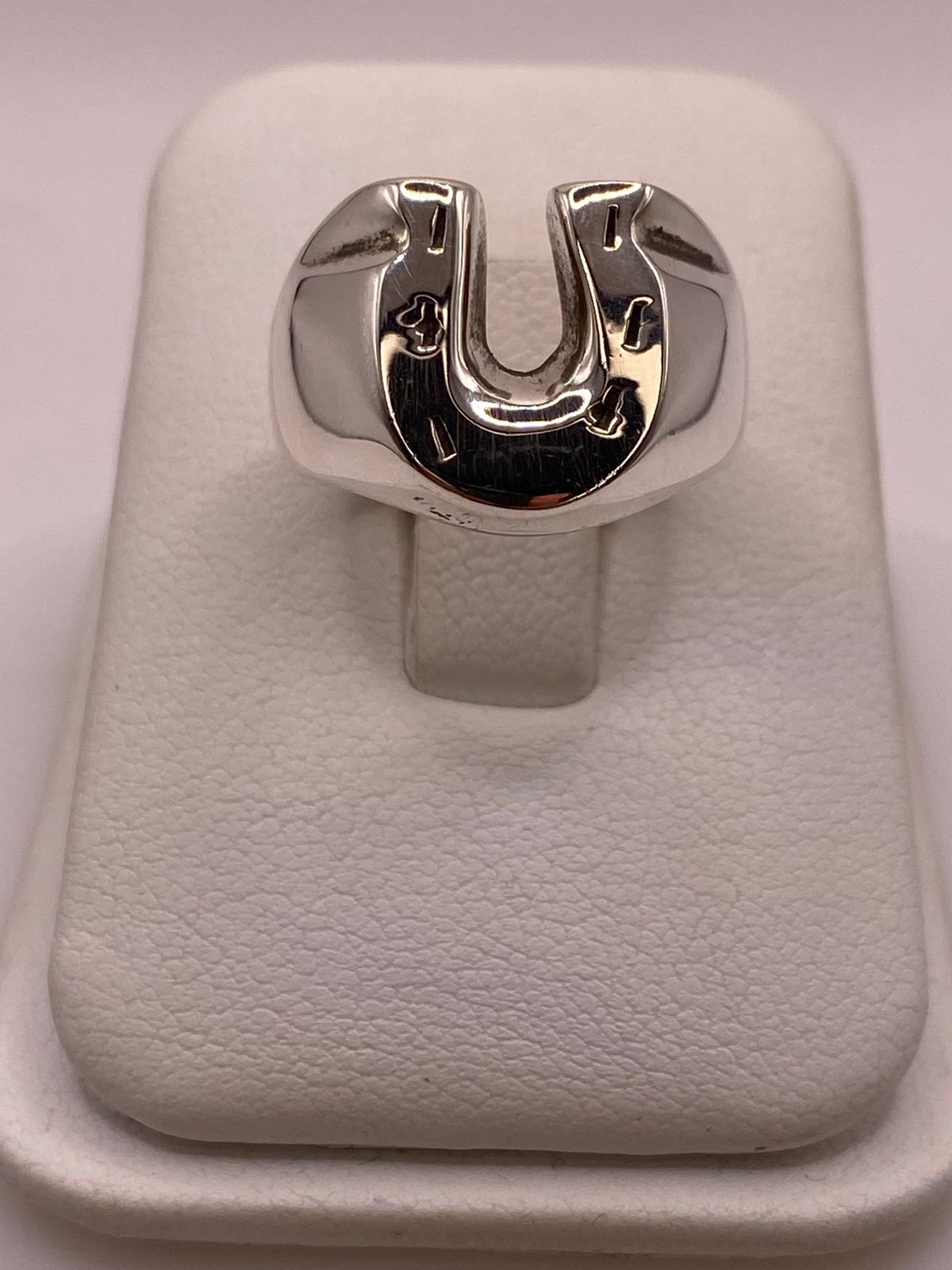 Anillo Herradura de Plata Ley .925