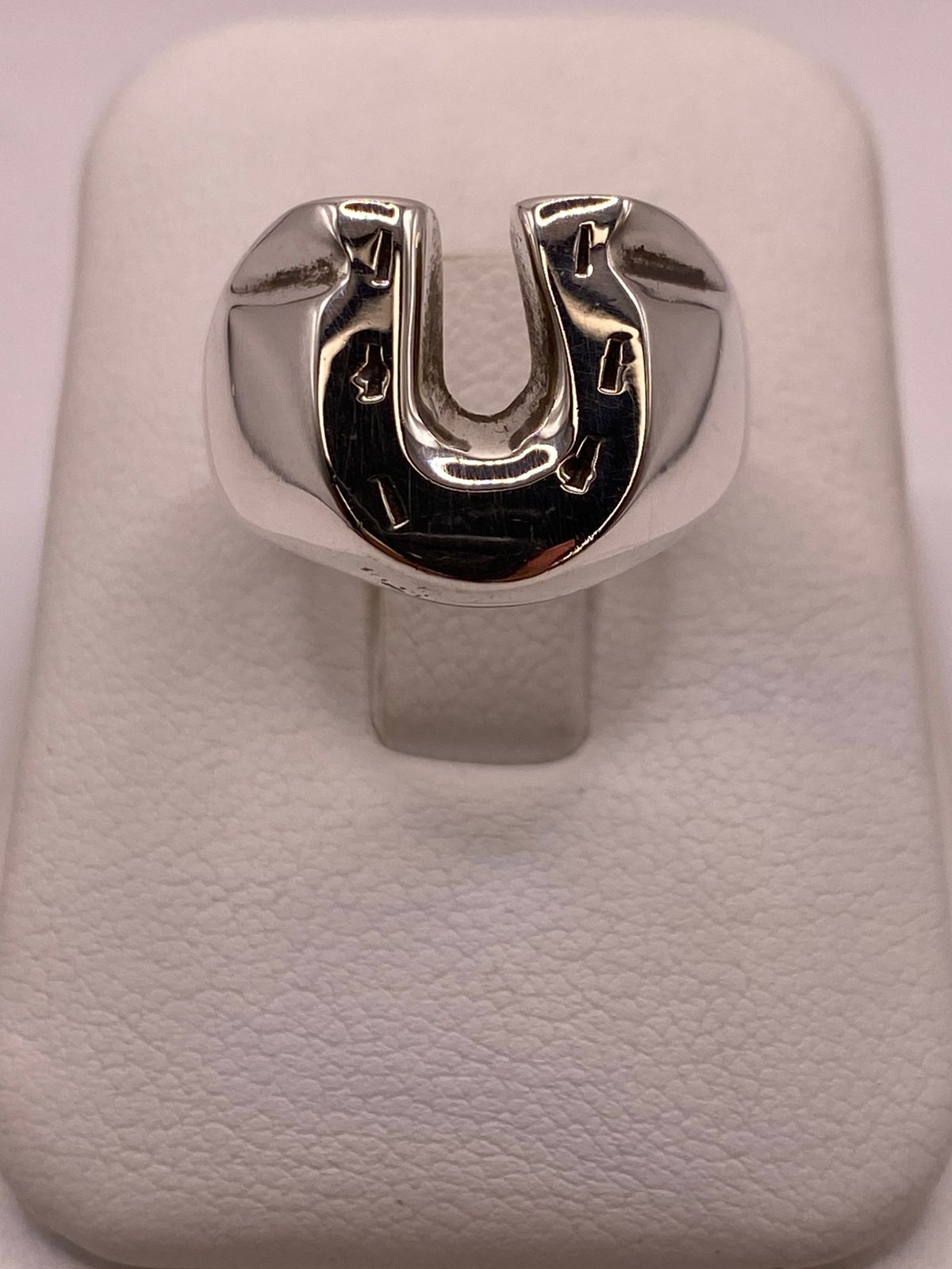 Anillo Herradura de Plata Ley .925