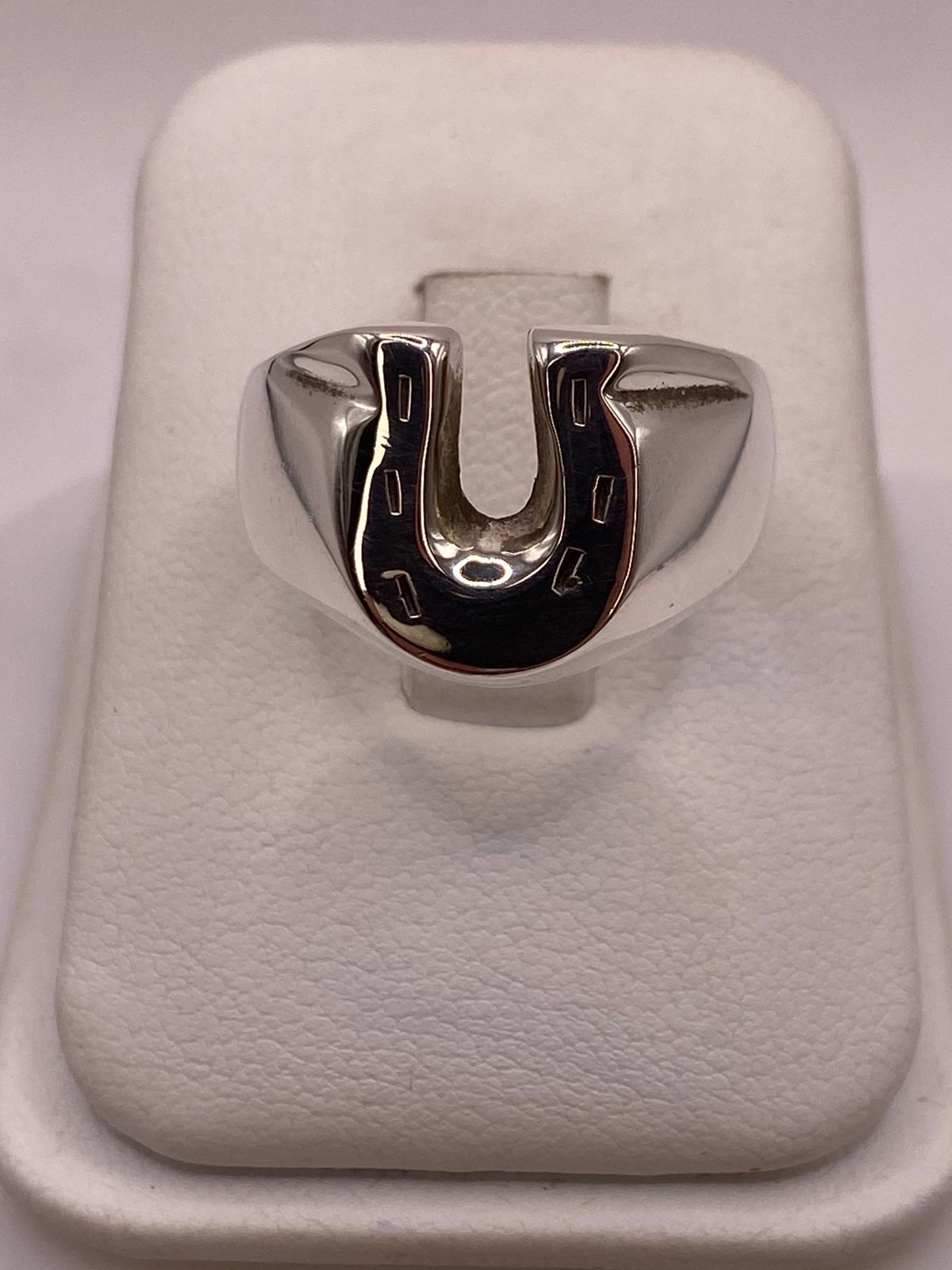 Anillo Herradura de Plata Ley .925