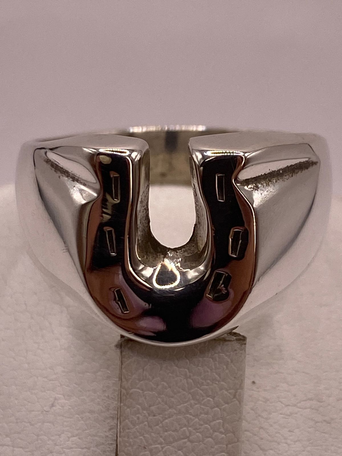 Anillo Herradura de Plata Ley .925