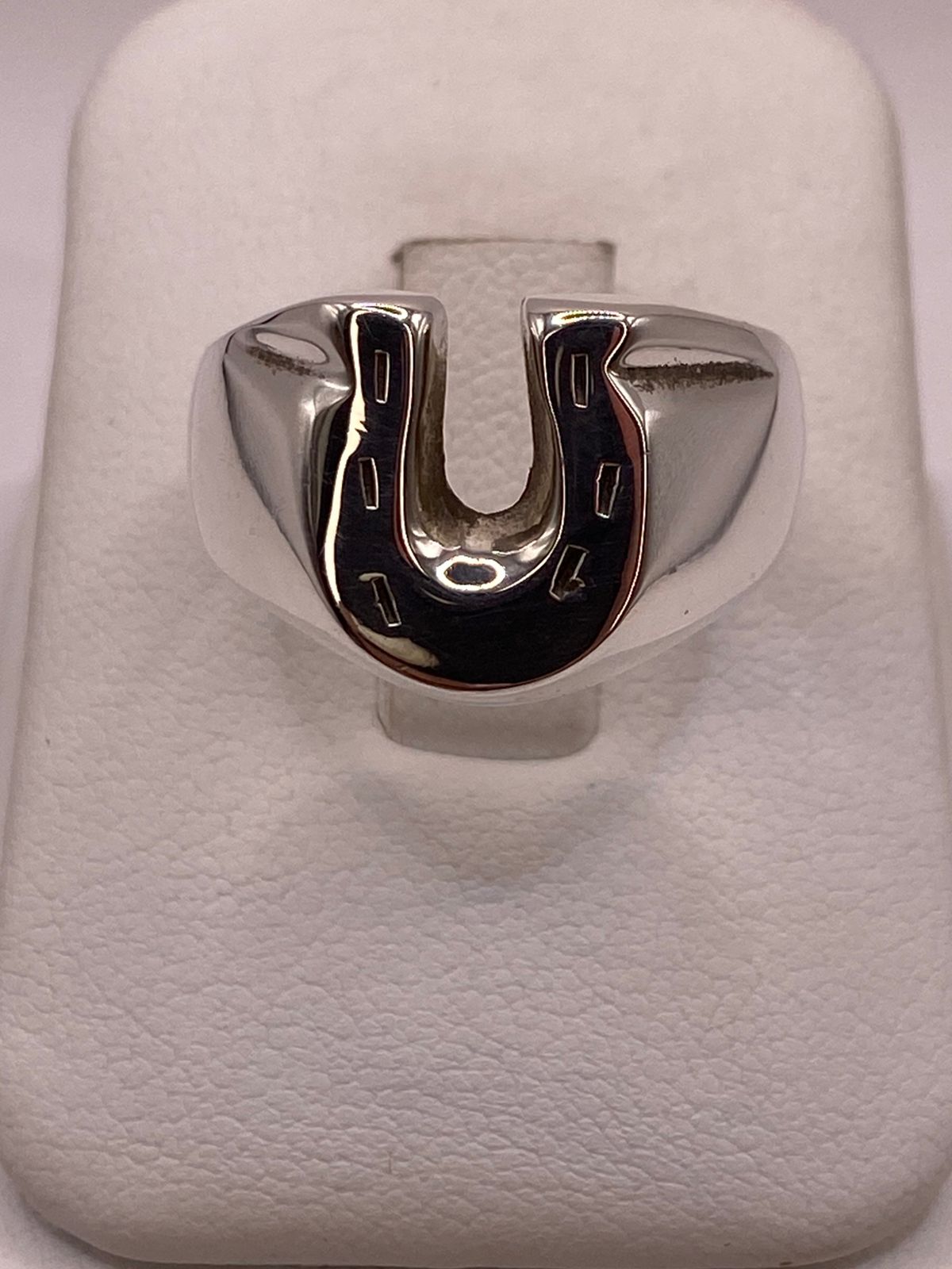 Anillo Herradura de Plata Ley .925