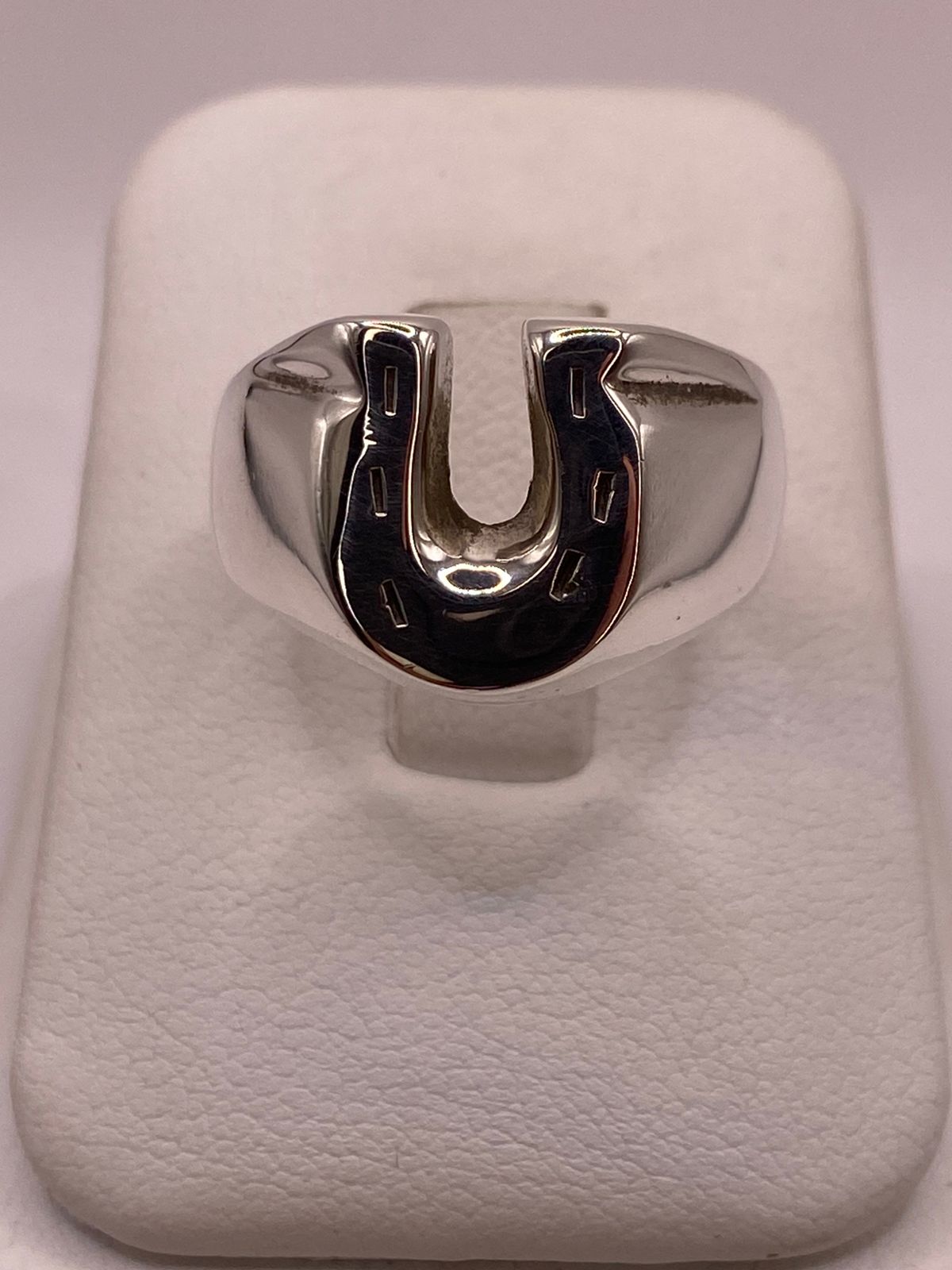 Anillo Herradura de Plata Ley .925