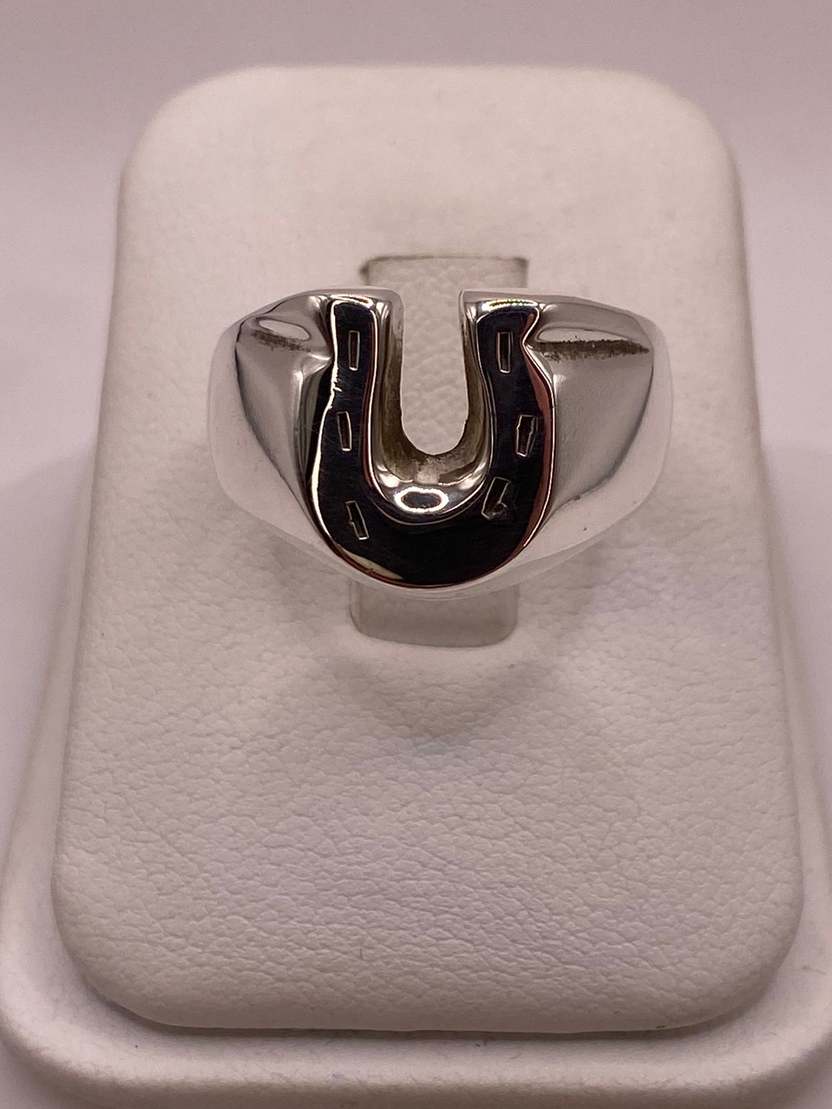 Anillo Herradura de Plata Ley .925
