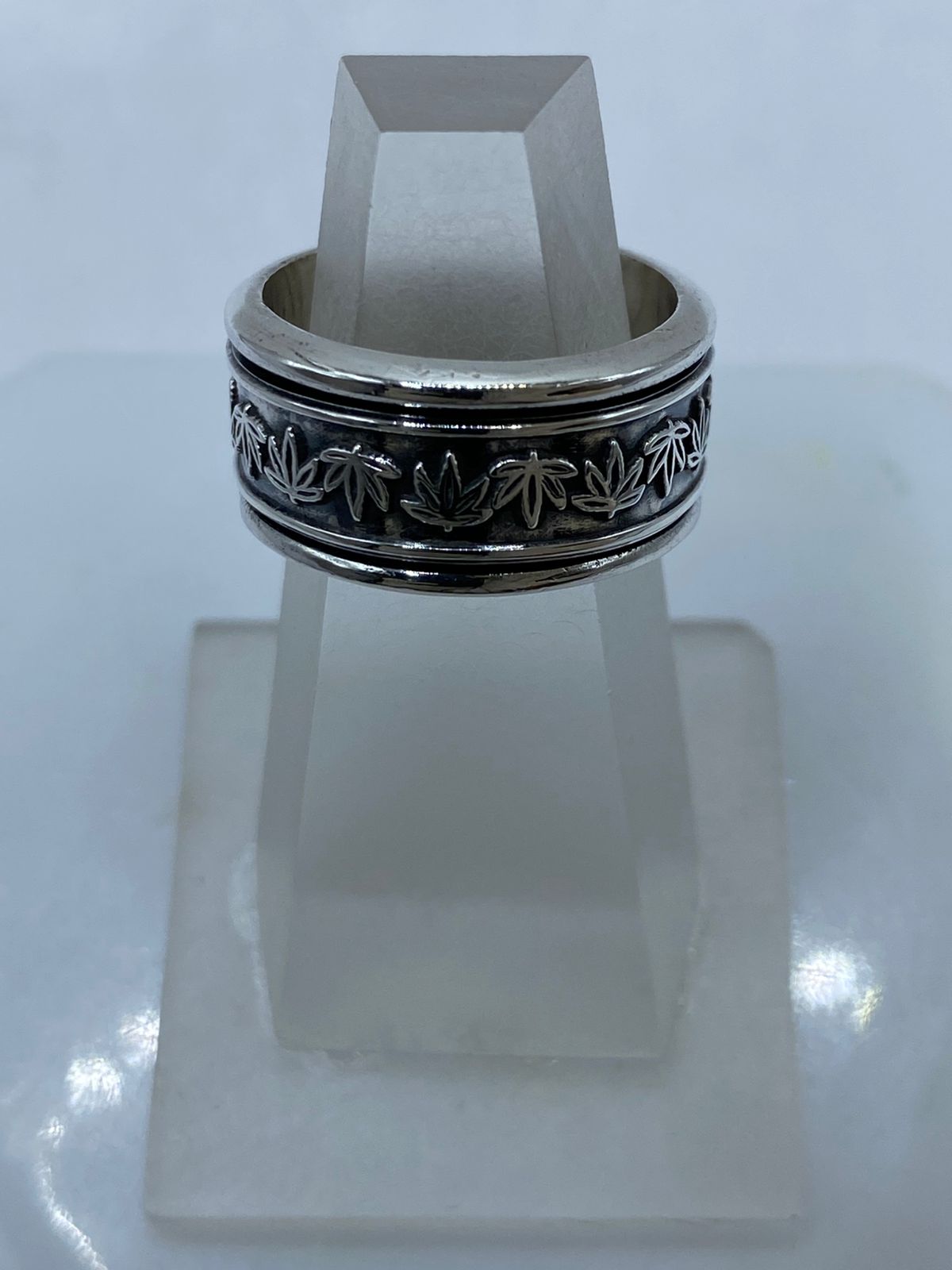 🍁Anillo Hoja de Maple en Plata .925