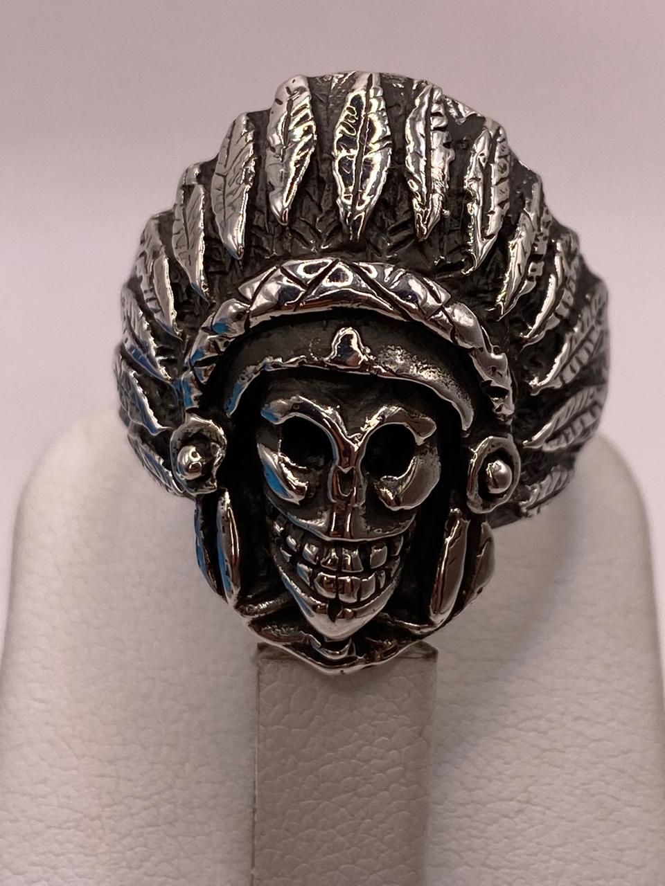Anillo Inspirado en Diseño Apache Prehispánico en Plata .925