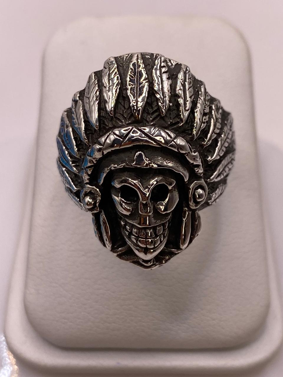 Anillo Inspirado en Diseño Apache Prehispánico en Plata .925