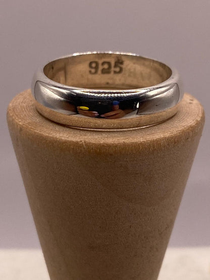 Anillo Liso Argolla en Plata .925
