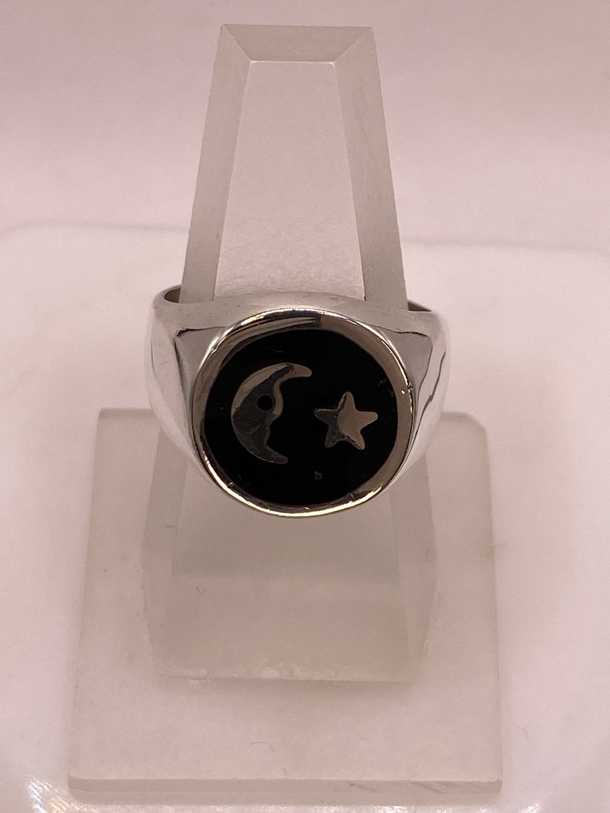 Anillo Luna y Estrella en Plata .925