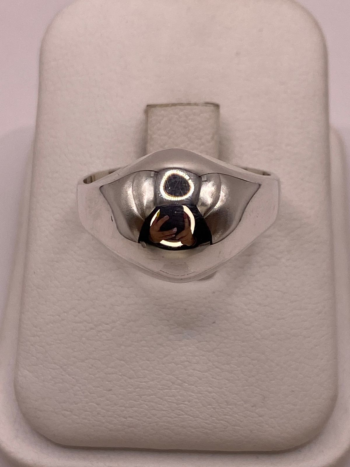 Anillo Orgánico de Plata Ley .925