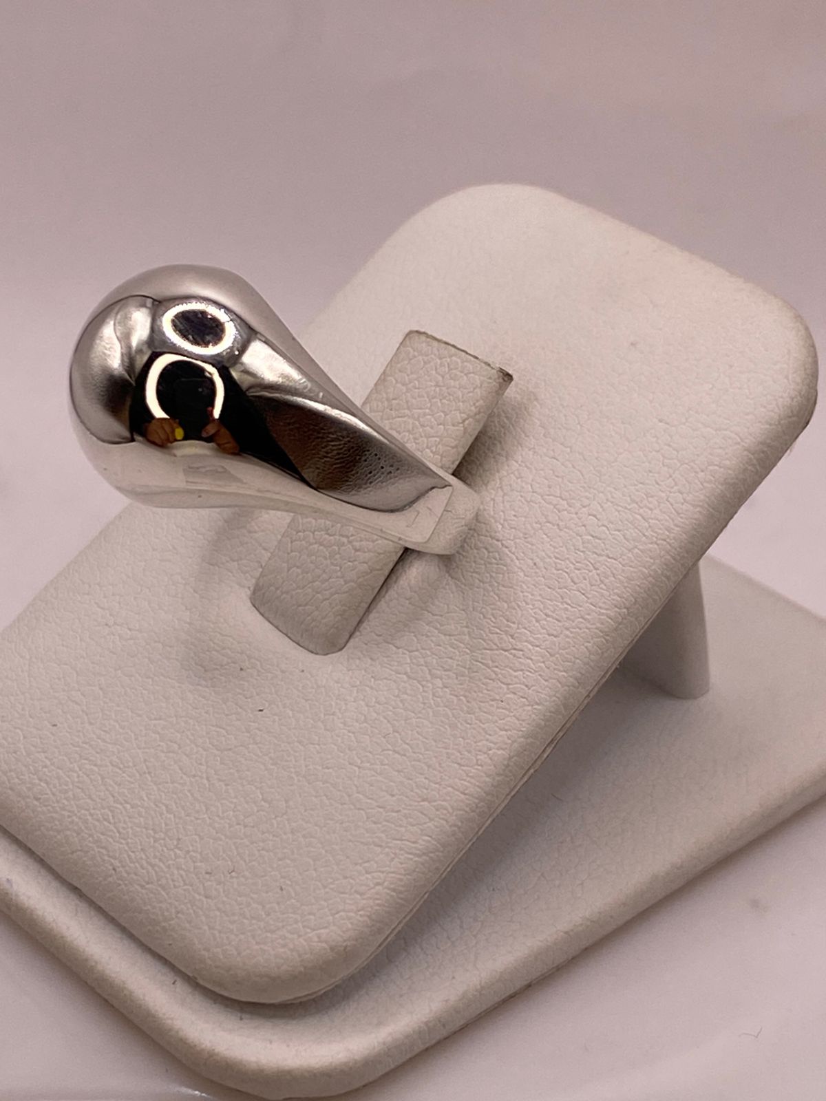 Anillo Orgánico de Plata Ley .925