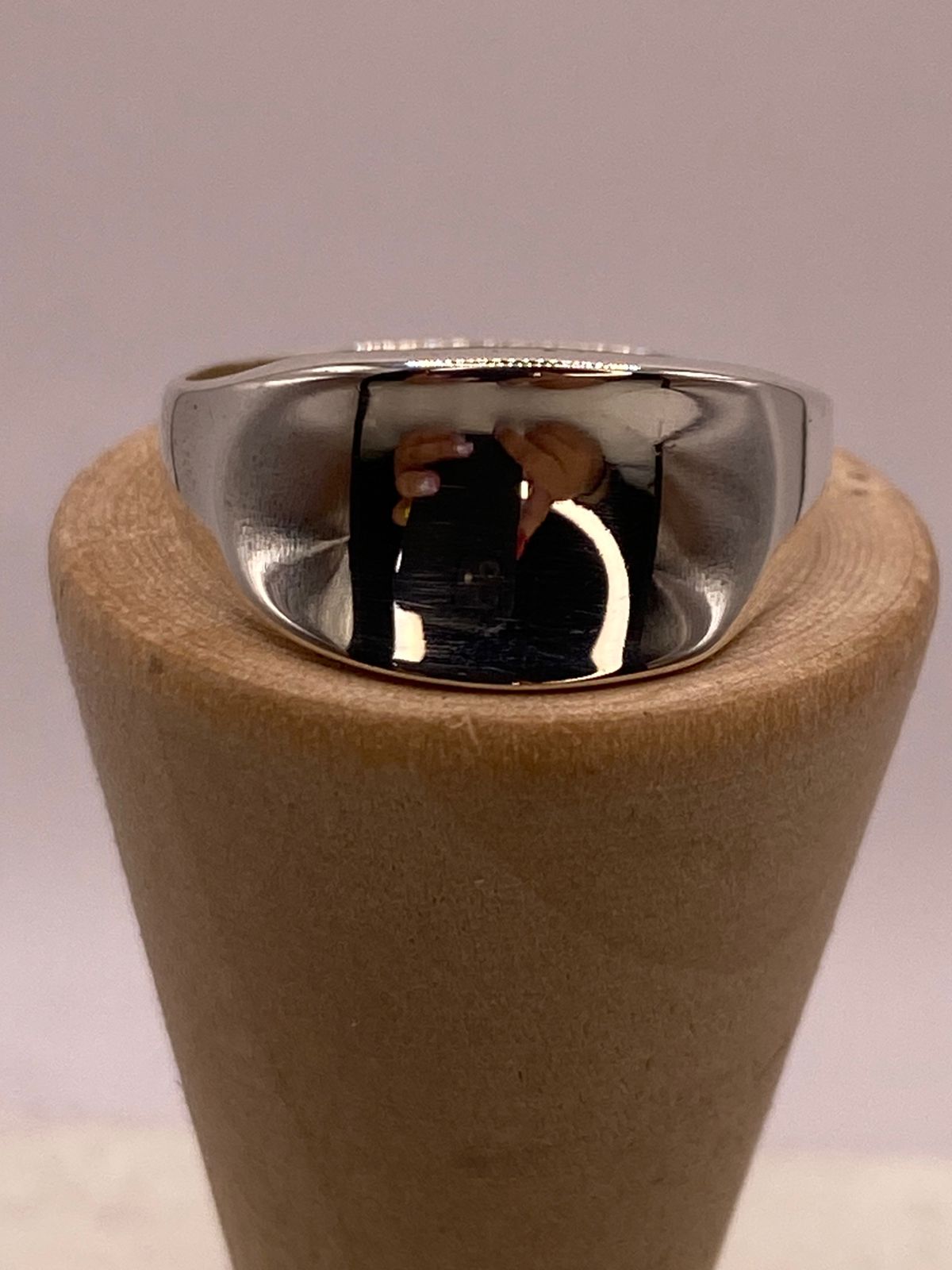 Anillo Ovalado de Plata Ley .925